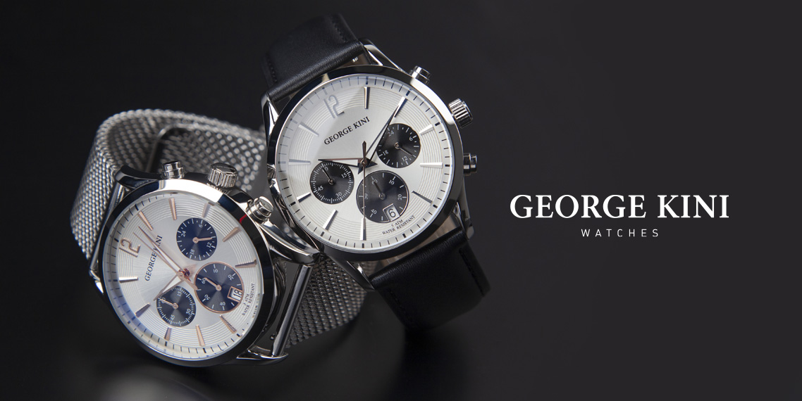 Новая поставка самых востребованных моделей часов George Kini уже на складе Time & Technologies. 